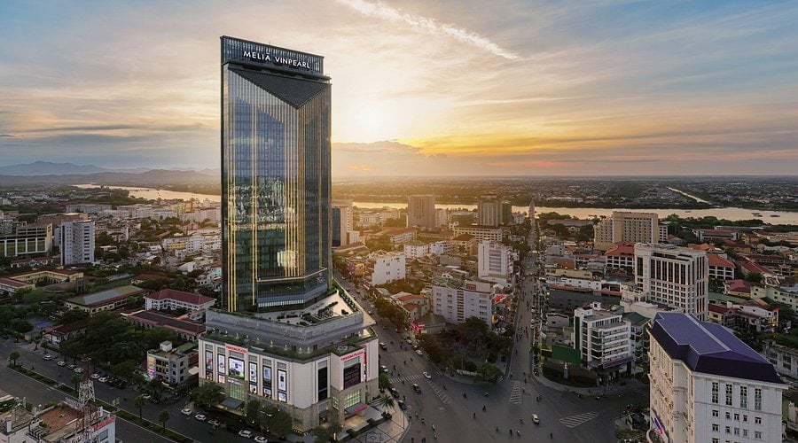 Khách sạn Melia Vinpearl cao nhất thành phố Huế với tầm view bao quát thành phố