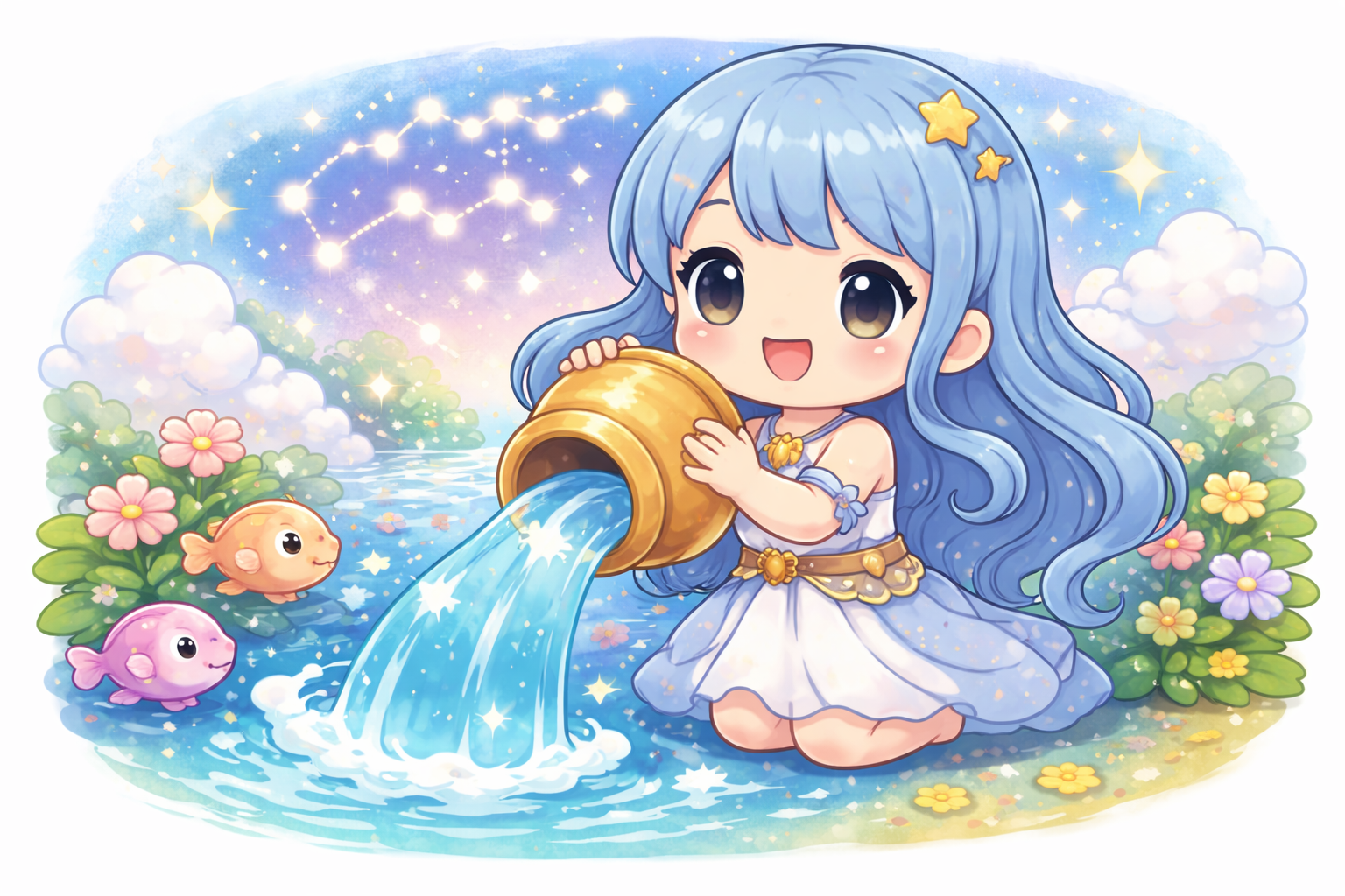 Tử vi hôm nay dự báo rằng cung Bảo Bình sẽ có một ngày tràn ngập may mắn 