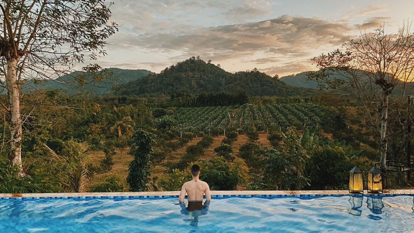 Lee’s House Buôn Ma Thuột với hồ bơi rộng giúp tăng trải nghiệm cho du khách 