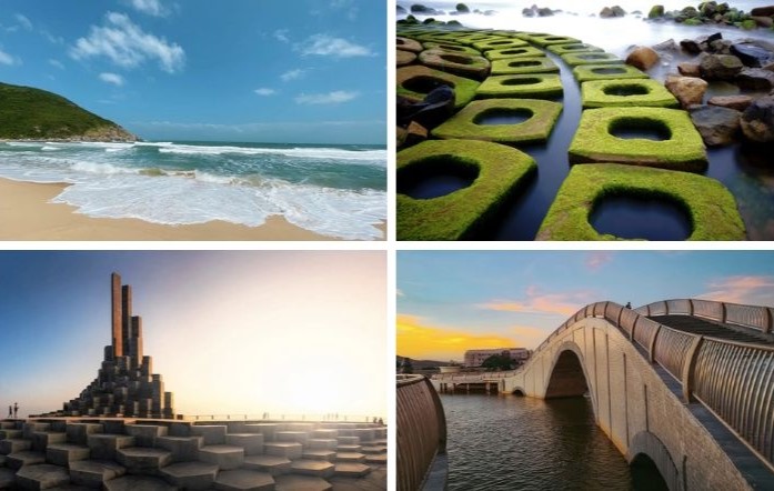 Tuy Hòa có biển xanh, đồi cỏ, ghềnh đá và đầm phá tạo nên bức tranh phong phú