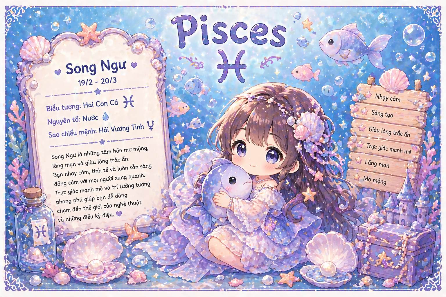Hôm nay là một ngày vô cùng may mắn và thuận lợi với người thuộc cung Song Ngư