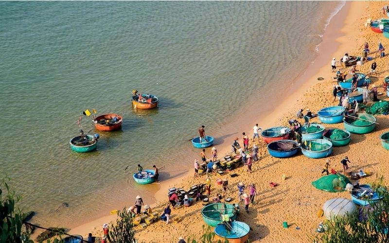 Cuộc sống bình dị tại làng chài Nhơn Lý