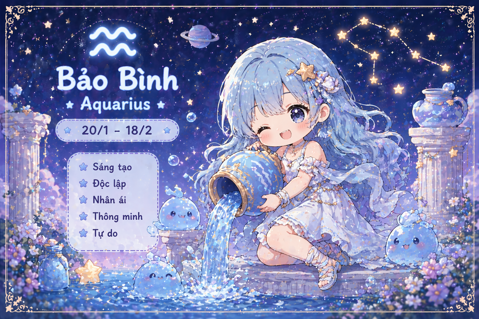 Thứ 6 này mang tới cho Bảo Bình nhiều tín hiệu tích cực, đặc biệt là trong chuyện tình cảm