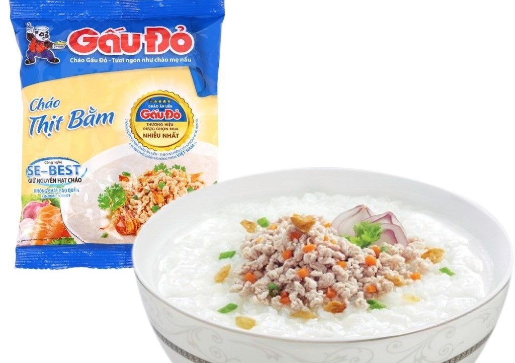 Cháo ăn liền có cách chế biến đơn giản 