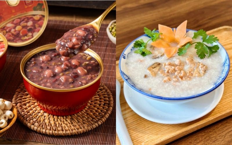 Cháo ăn liền tiện lợi, trong khi cháo nấu tươi nổi bật về dinh dưỡng