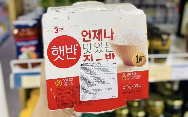 Cơm trắng ăn liền Hetbahn CJ lý tưởng cho những người bận rộn