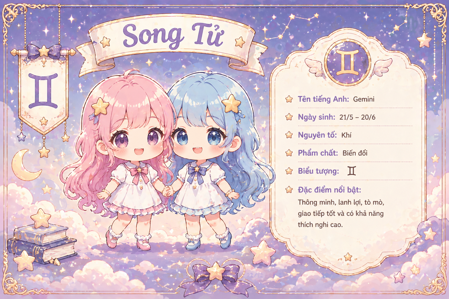 Hôm nay Song Tử được thần tài nâng đỡ nên có thể đón nhận nhiều tin vui liên quan đến tiền bạc