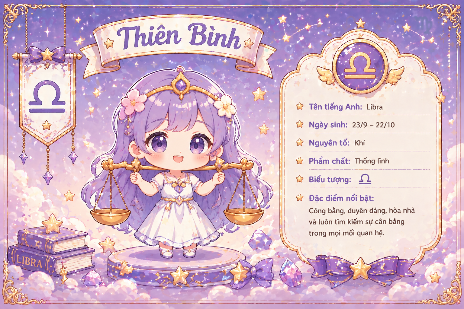 Tử vi hôm nay khuyên Thiên Bình nên tin tưởng vào chính mình, thay vì chỉ nghe theo lời người khác