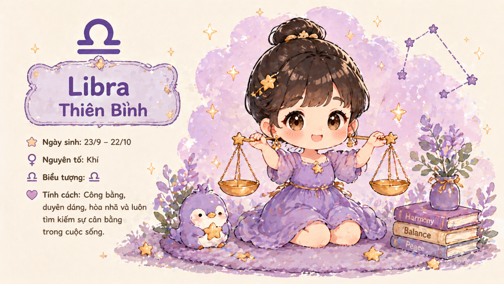 Thời gian này cung Thiên Bình đang đứng trước nhiều cơ hội thuận lợi để đạt được thành tựu trong lĩnh vực kinh doanh