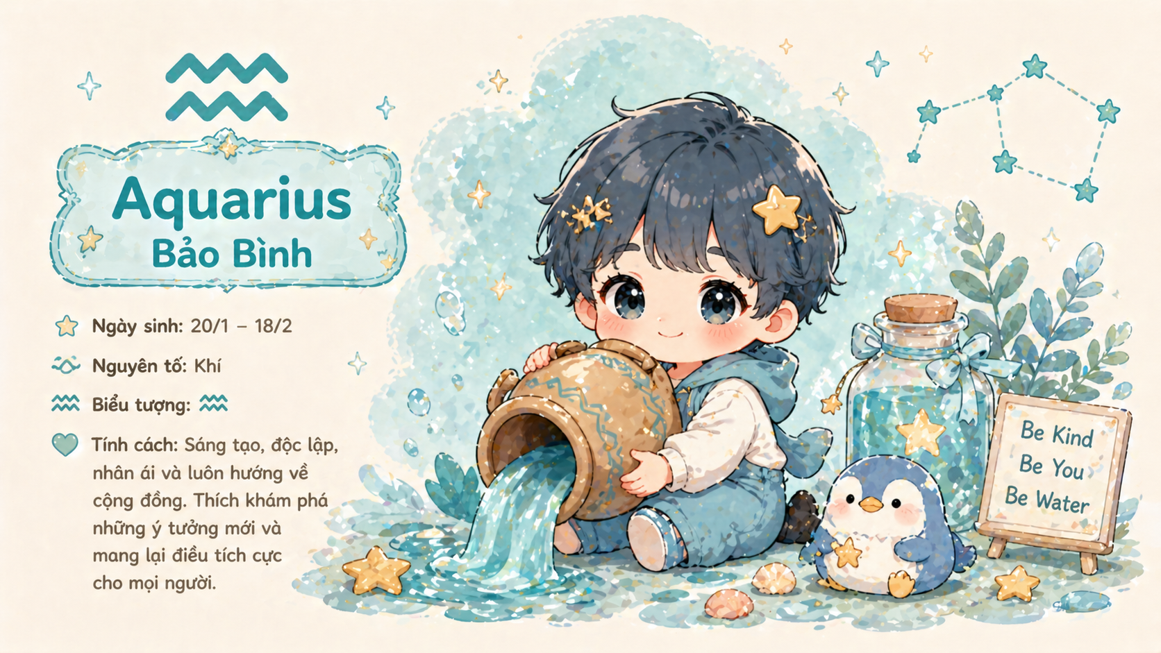 Cung Bảo Bình bước vào ngày mới với tinh thần phấn chấn và sự tự tin rõ rệt