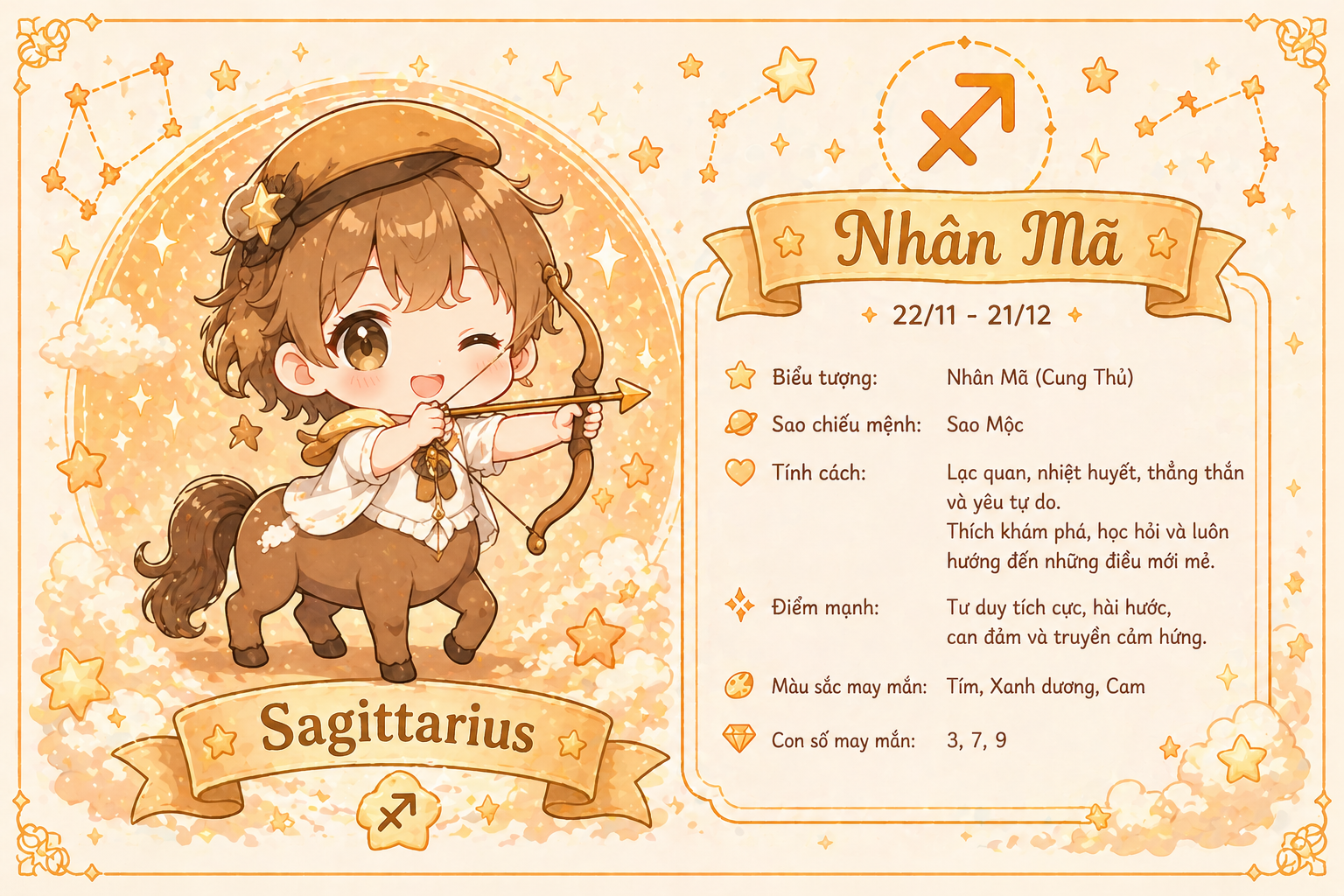 Cung Nhân Mã được khuyên nên nghiêm túc xem lại cách làm việc, tránh gây ảnh hưởng đến kết quả sau này