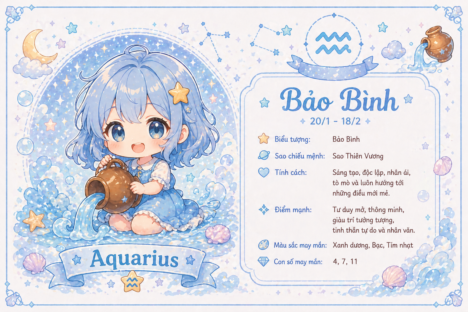 Tử vi hôm nay khuyên Bảo Bình không nên quá tin vào lời khuyên của người khác