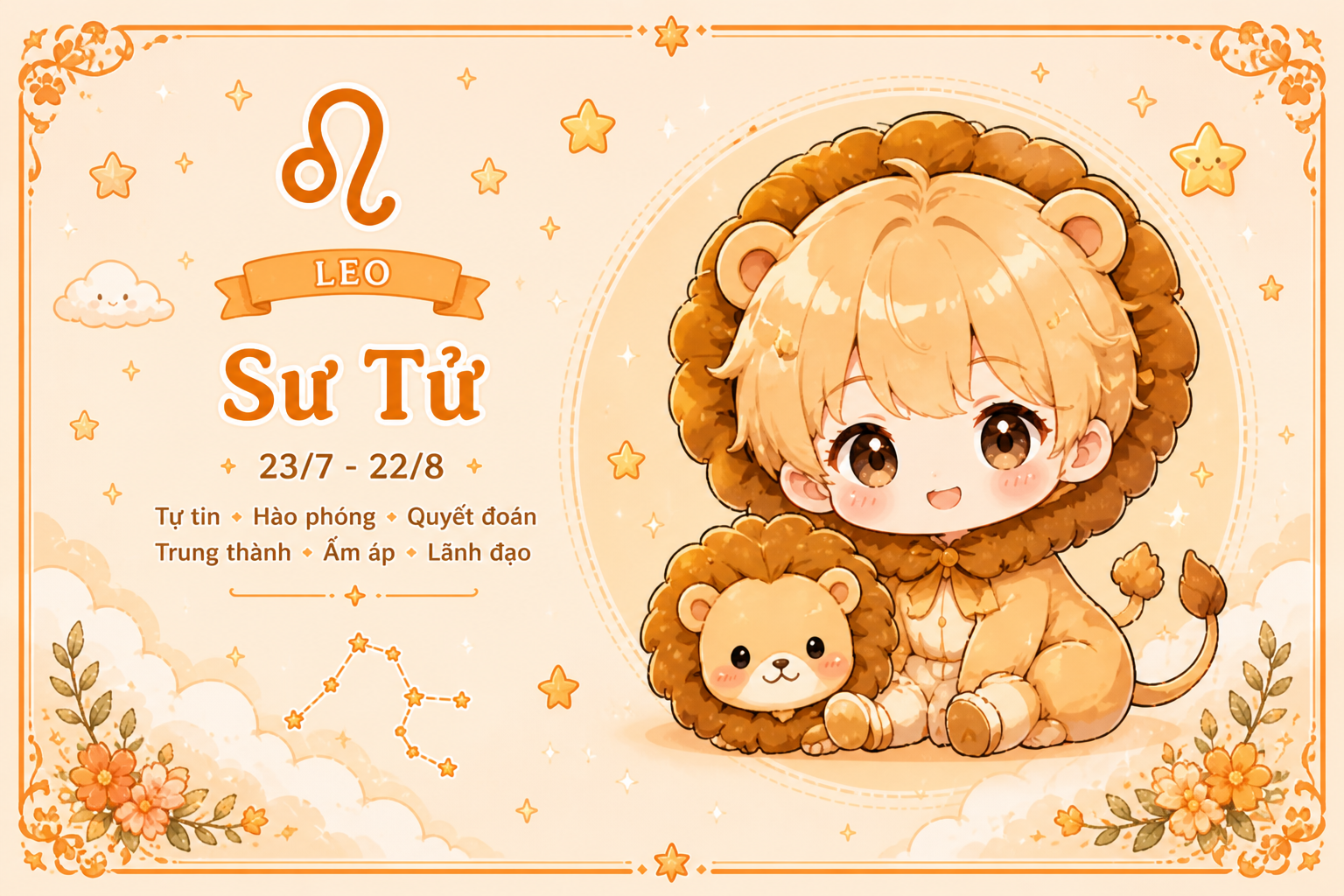 Tử vi hôm nay khuyên Sư Tử nên biết buông bỏ những điều đã qua để hướng tới những điều tích cực phía trước