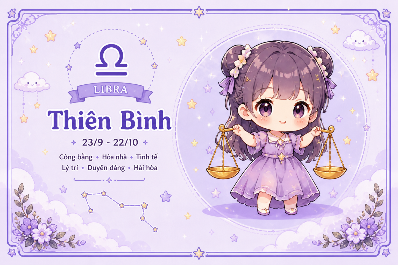 Cung Thiên Bình sẽ đón nhận được nhiều may mắn và thuận lợi trong thời gian tới