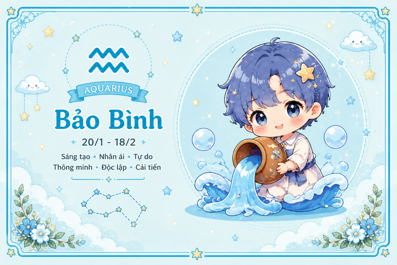 Cung Bảo Bình sẽ nhận được sự giúp đỡ từ quý nhân để vượt qua khó khăn xảy tới trong ngày