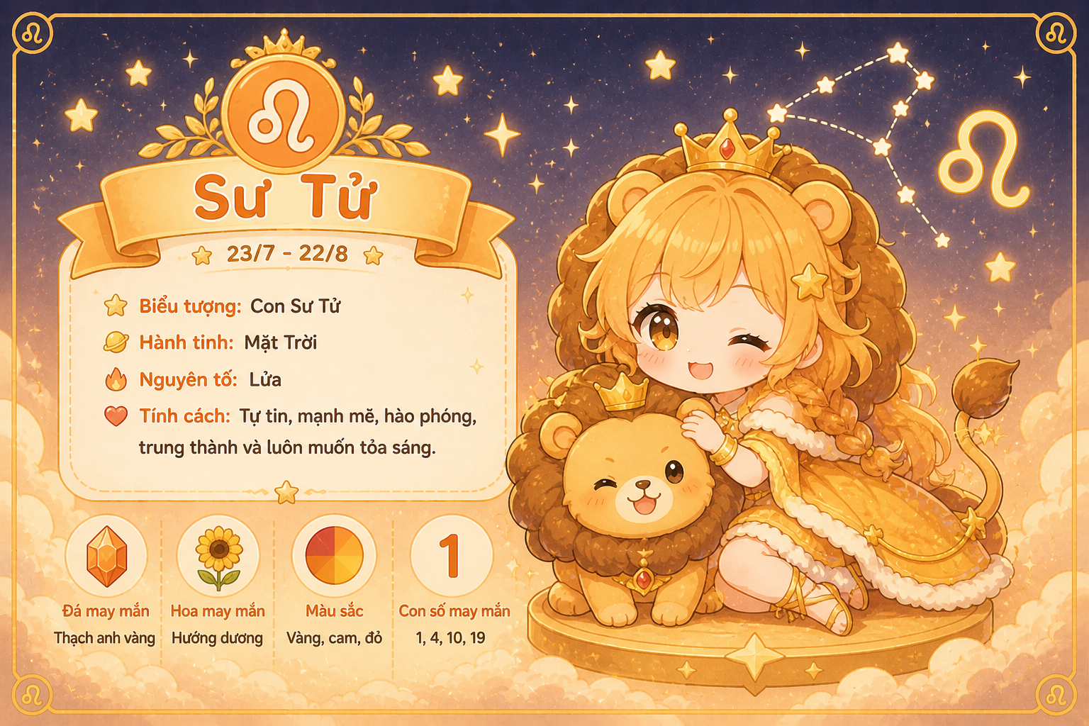 Tử vi hôm nay dự báo rằng cung Sư Tử có thể sẽ phải đối mặt với một số trục trặc trong công việc 