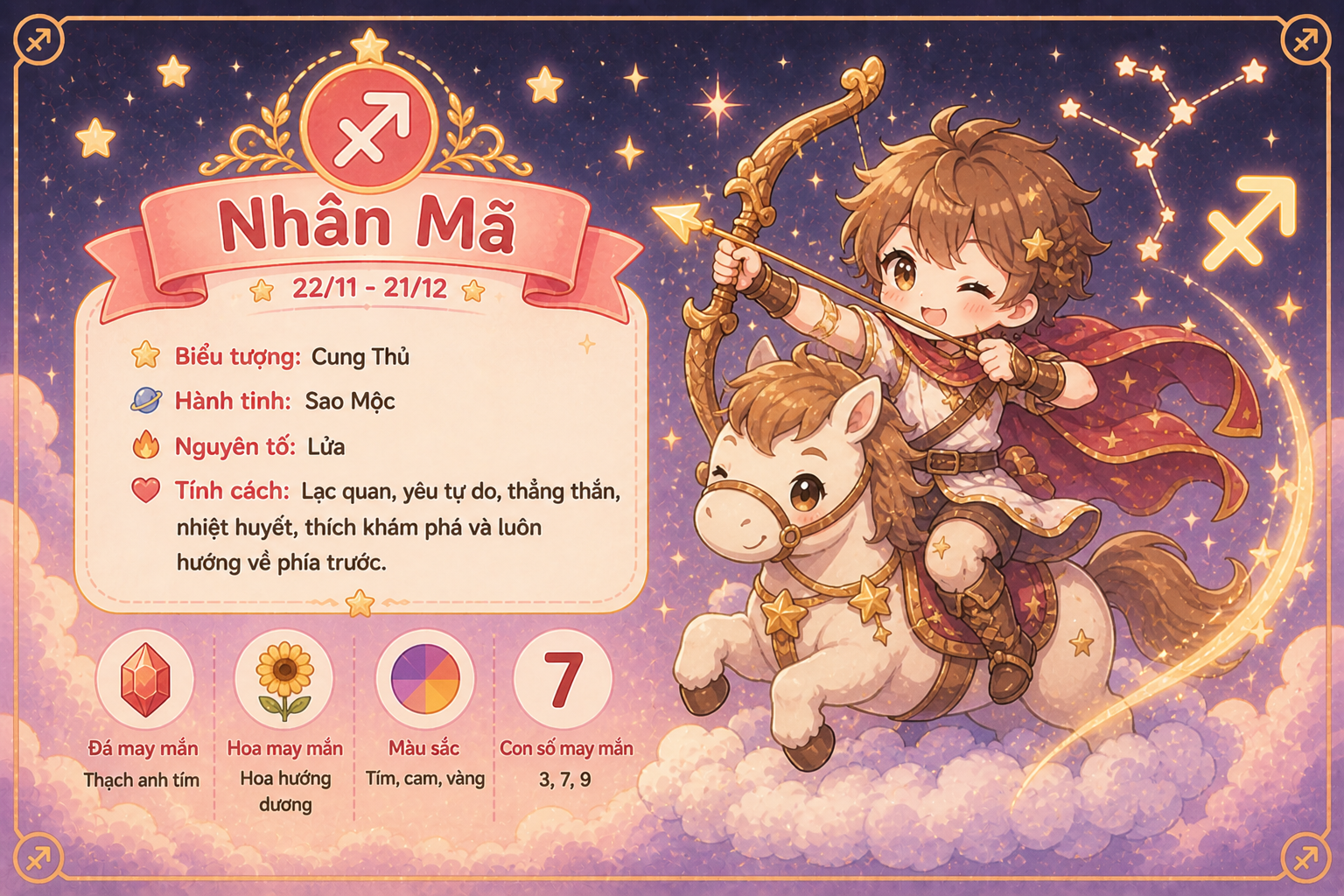 Cung Nhân Mã được khuyên nên biết lượng sức mình trước khi thực hiện một kế hoạch nào đó