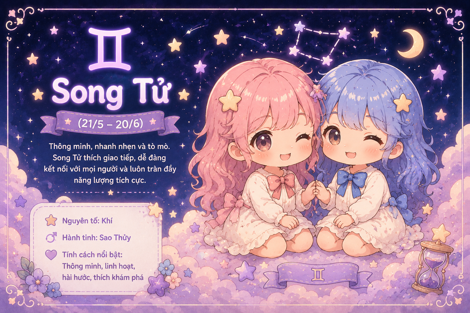 Hôm nay Song Tử có xu hướng trở nên dễ nhạy cảm hơn với những vấn đề nhỏ xảy ra trong cuộc sống