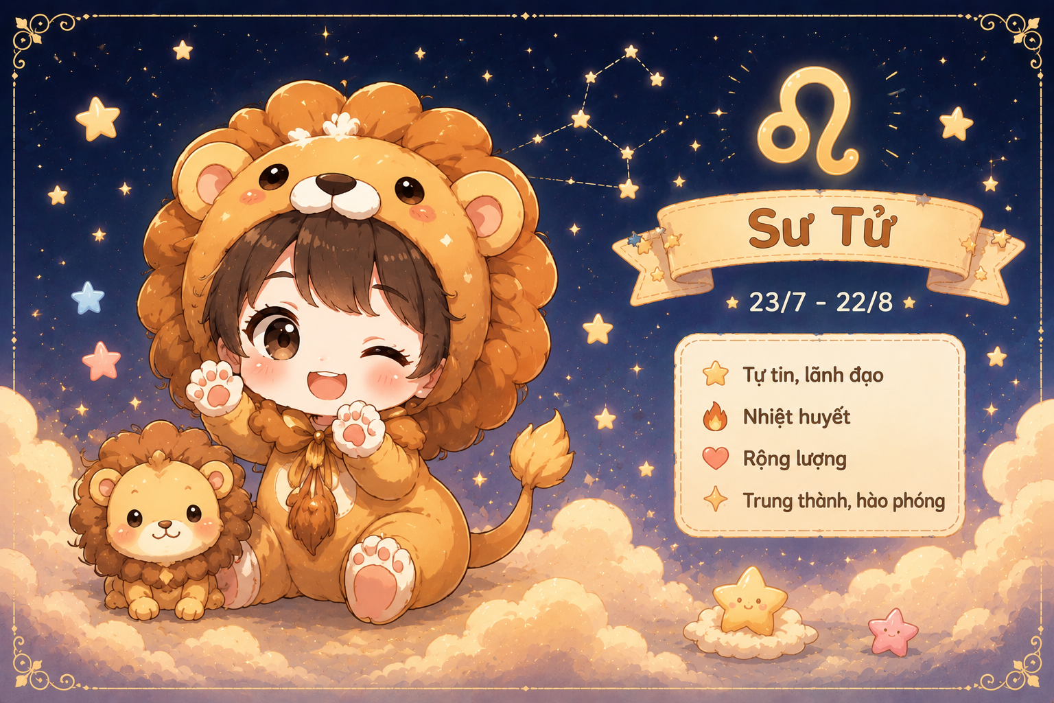 Hôm nay cung Sư Tử sẽ có nhiều cơ hội tốt đẹp trong phương diện tài chính