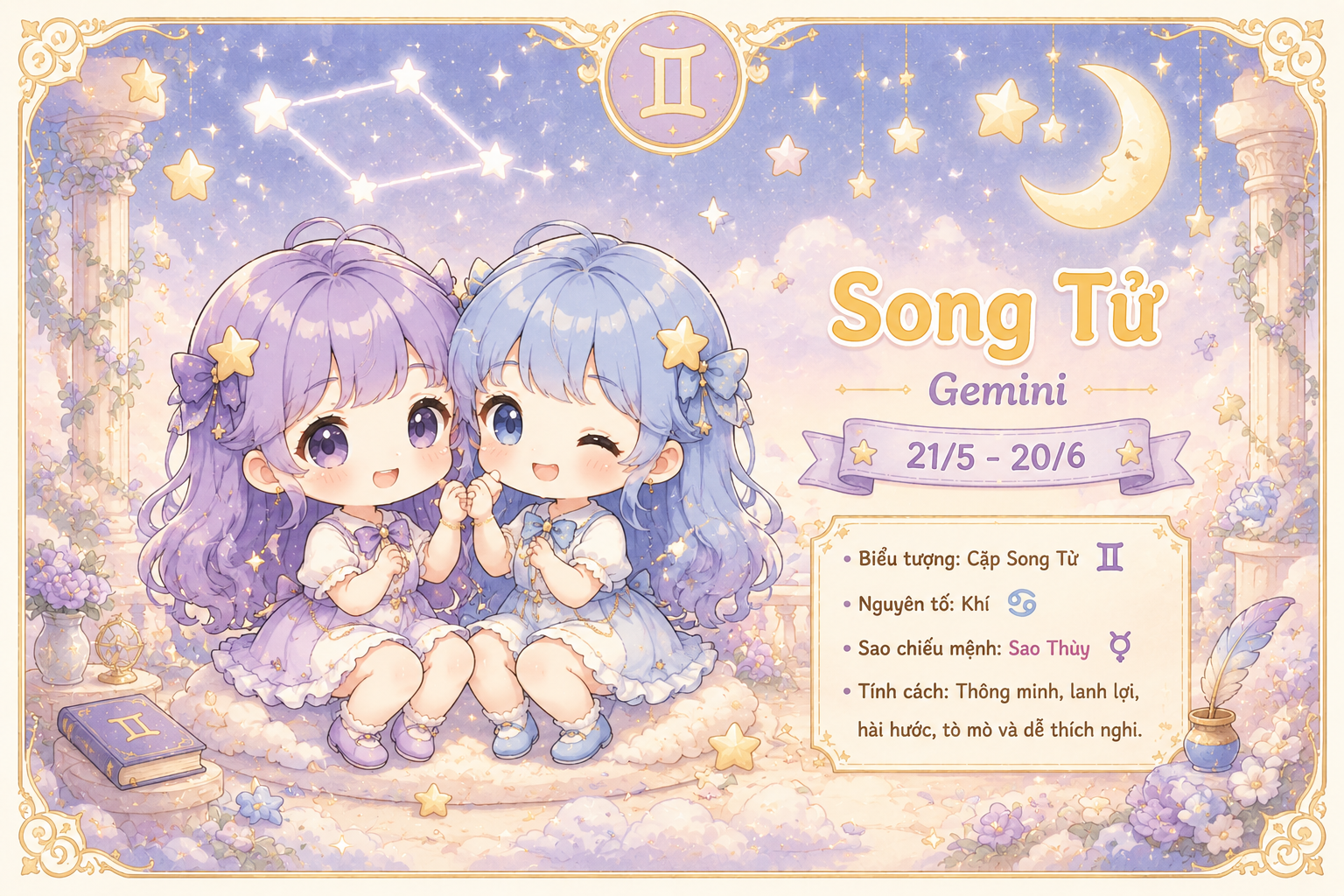 Vận trình trong ngày của Song Tử chưa được thuận lợi như mong đợi