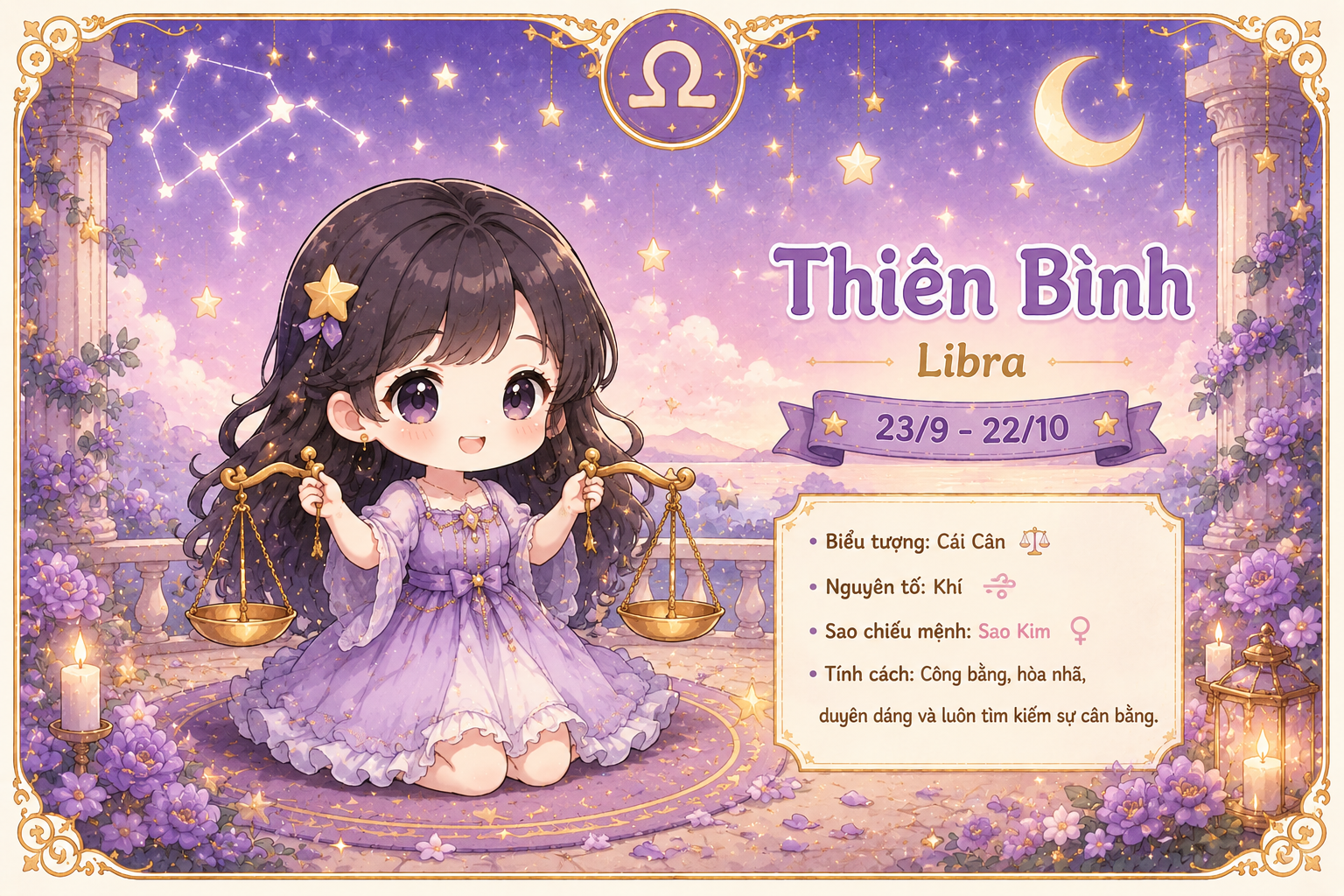Thứ 5 này là một ngày tương đối thuận lợi và may mắn với người thuộc cung Thiên Bình