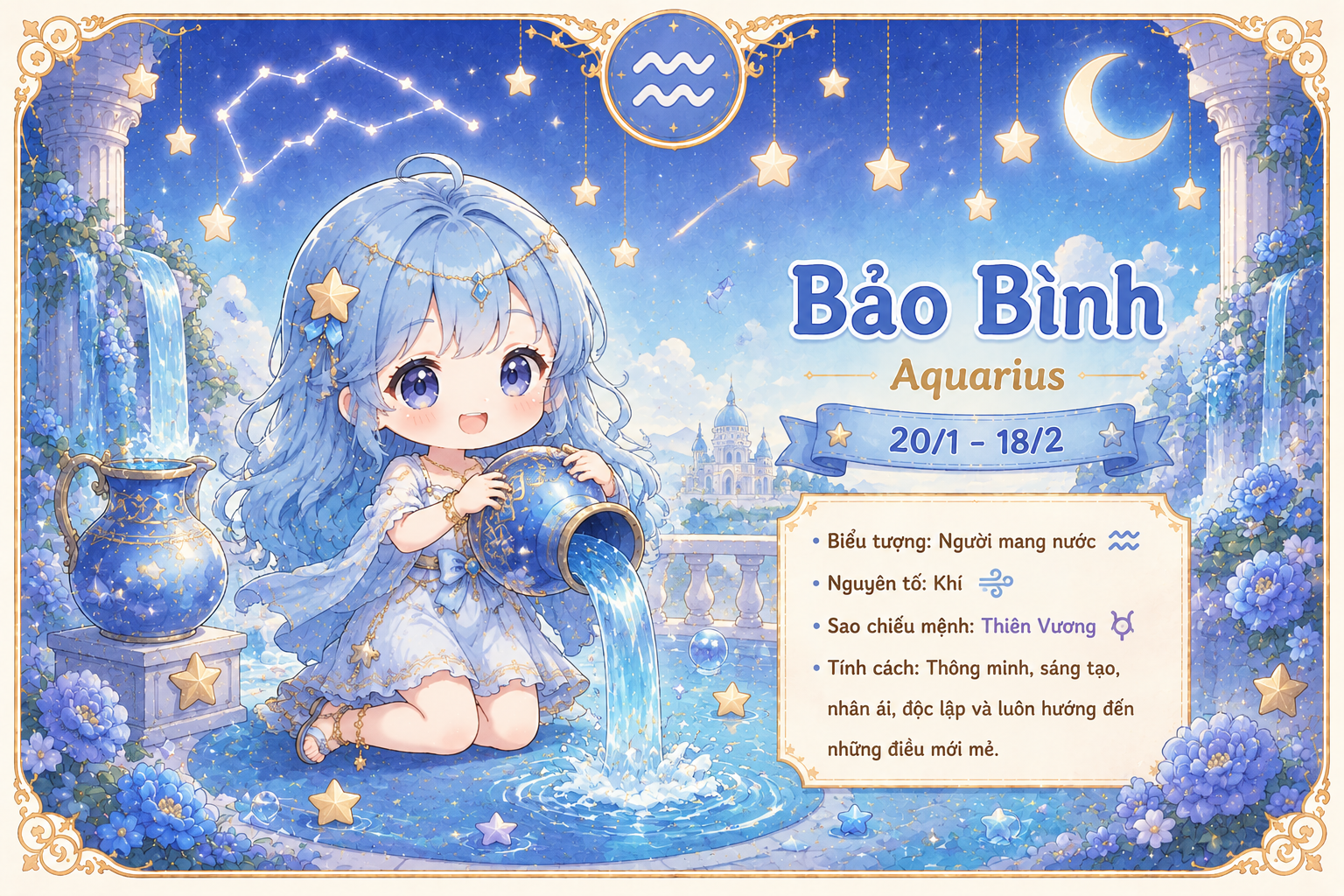 Tử vi hôm nay khuyên Bảo Bình cần nghiêm túc xem lại cách làm việc của bạn trong khoảng thời gian này