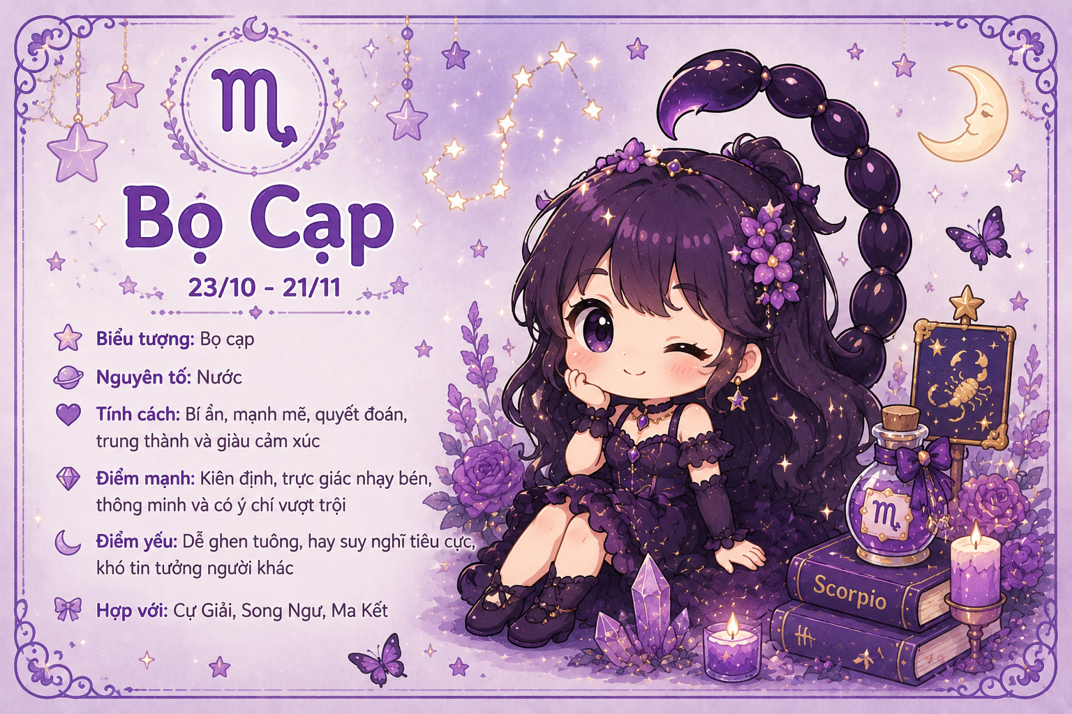 Thứ 7 này là một ngày vô cùng may mắn với người thuộc cung Bọ Cạp