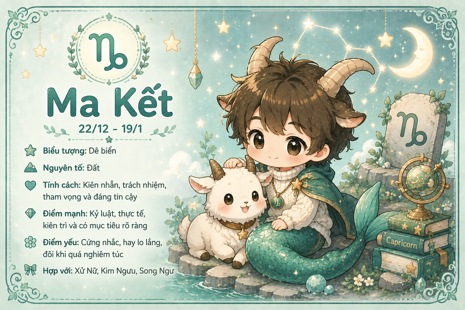 Cung Ma Kết sẽ trải qua một ngày khá nhẹ nhàng nhưng vẫn đạt được những kết quả tích cực như mong đợi