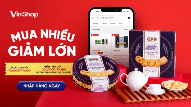 Lý do nên nhập bánh quy bơ GPR 8