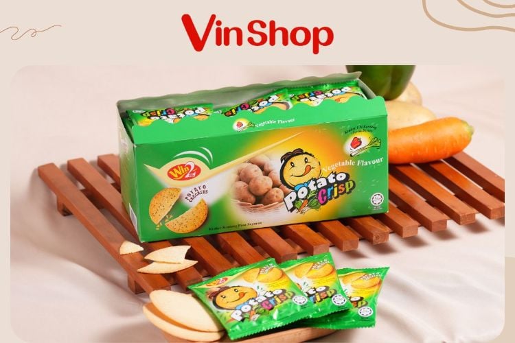 Trưng bày snack khoai tây Win Win 4