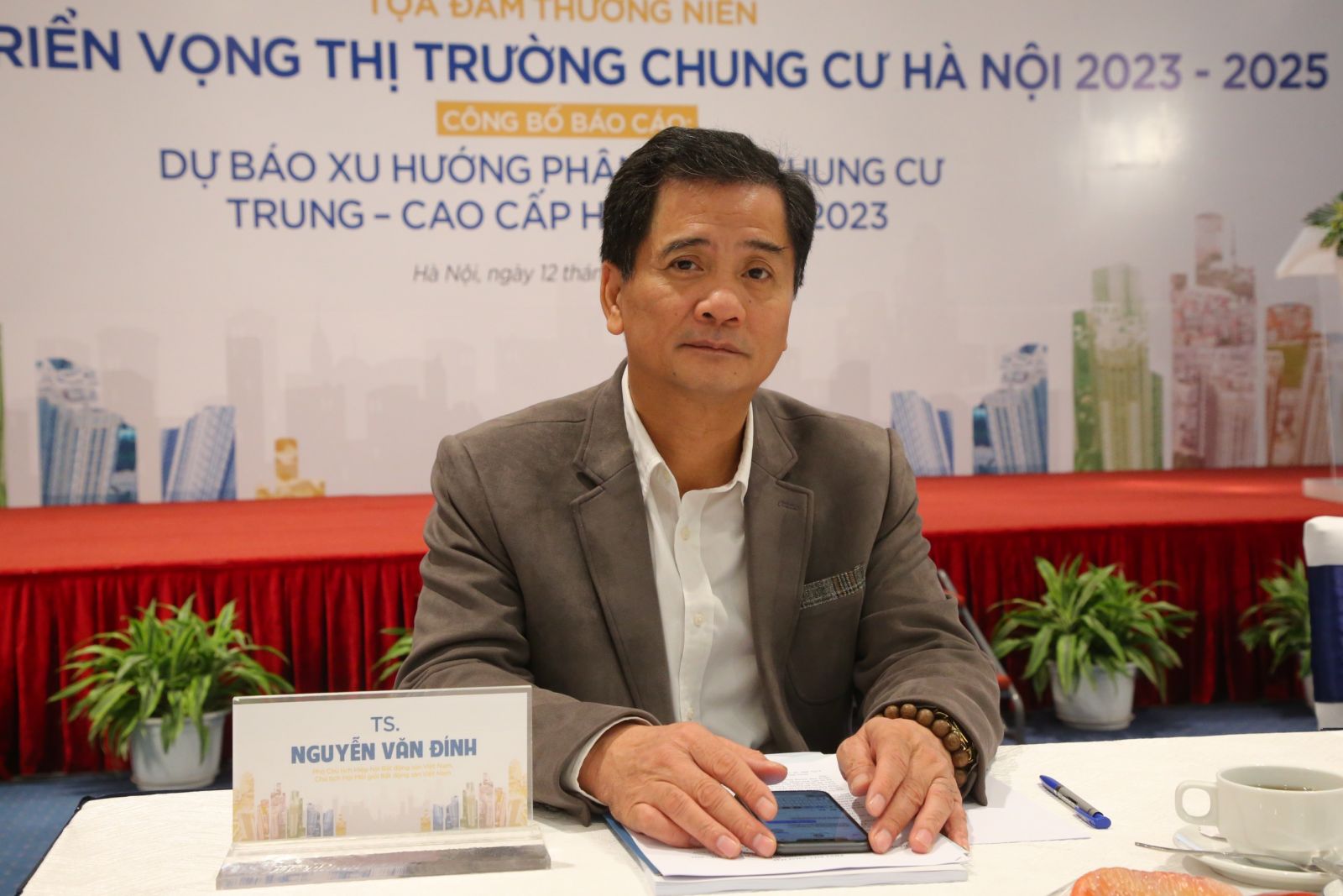 TS. Nguyễn Văn Đính - Phó Chủ tịch VNREA, Chủ tịch Hội Môi giới Bất động sản Việt Nam