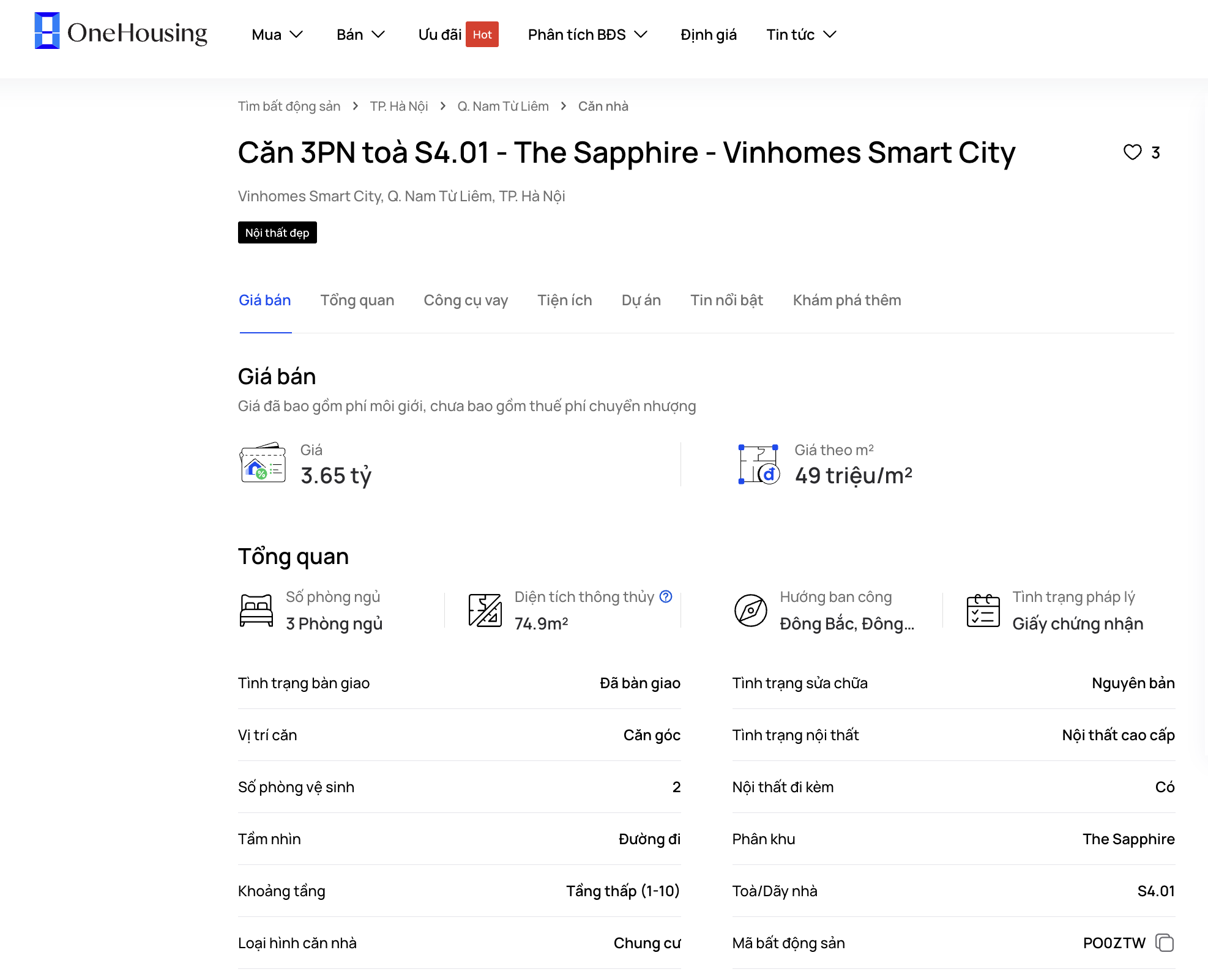 can-3pn-toa-s401-the-sapphire-vinhomes-smart-city-749m2-co-gia-bao-nhieu-onehousing-7