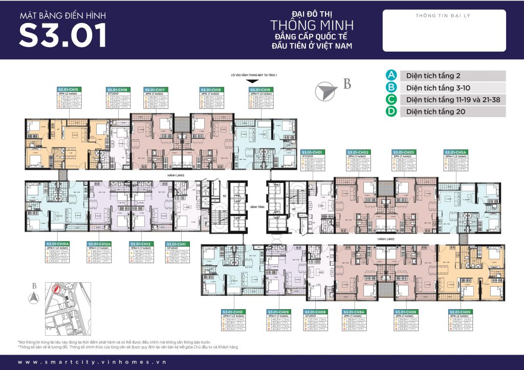 can-studio-toa-s301-the-sapphire-vinhomes-smart-city-huong-dong-nam-gia-bao-nhieu-1m2-onehousing-2